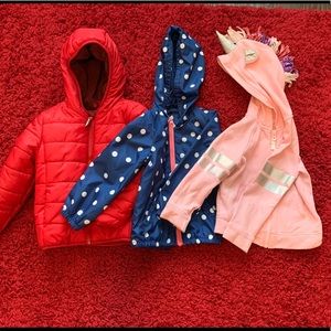 Toddler girl jacket/coat bundle